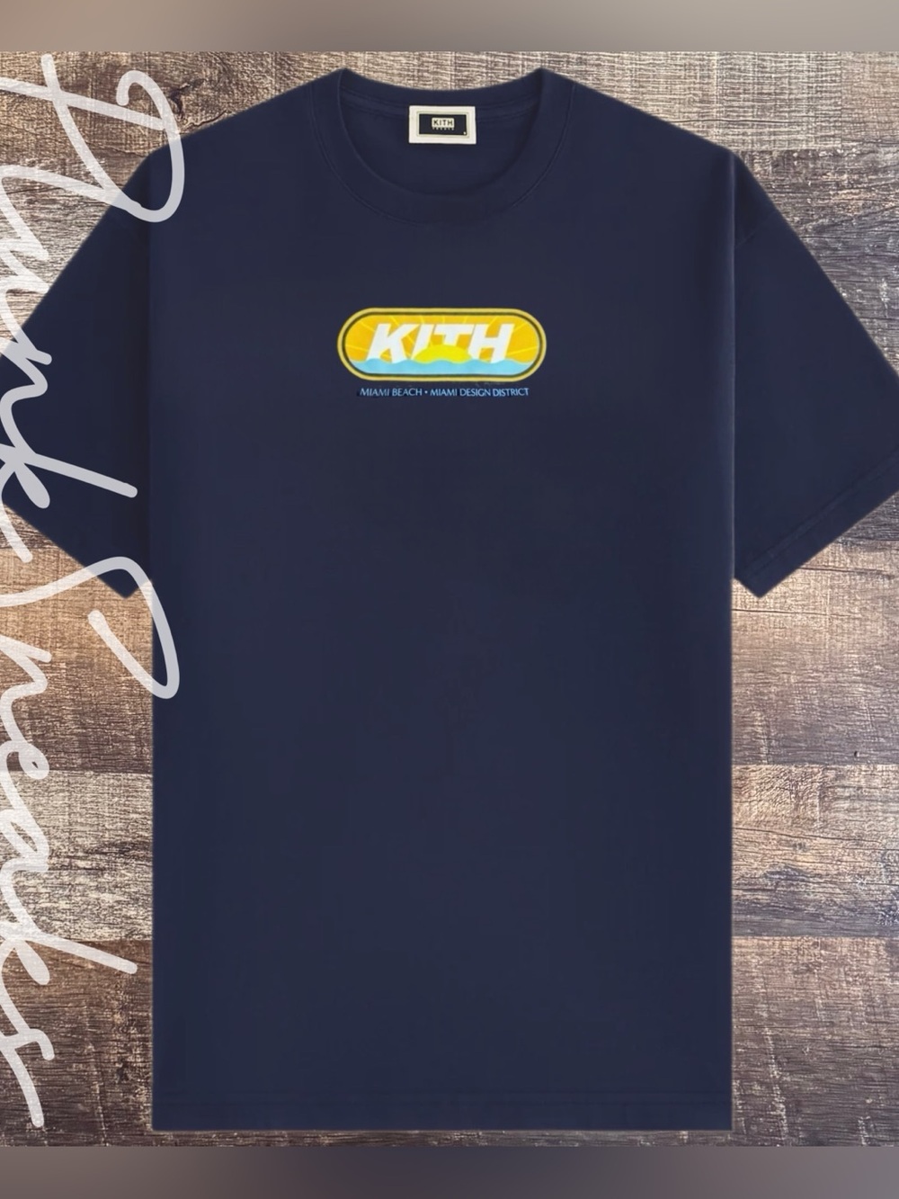 KITH Miami Logo Tee • Store Exclusive • Blue • 2025